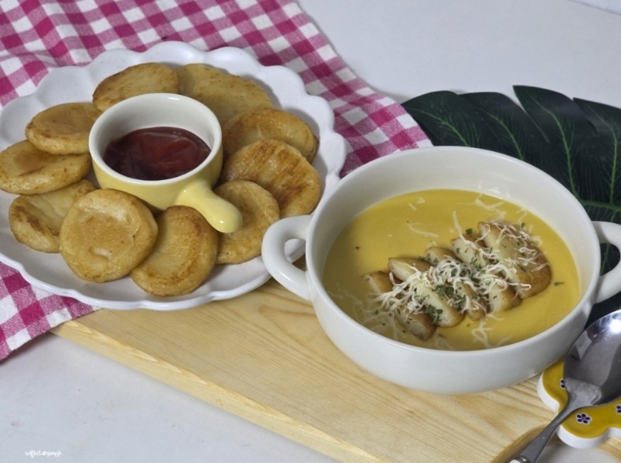 Parmesan Cheese Gnocchi Perfect with Sweet Pumpkin Soup