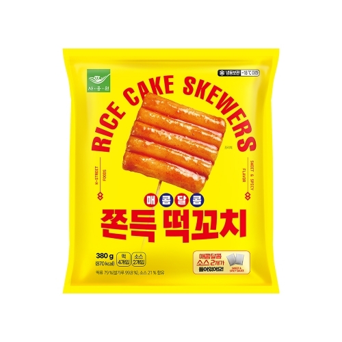 쫀득 떡꼬치 380g